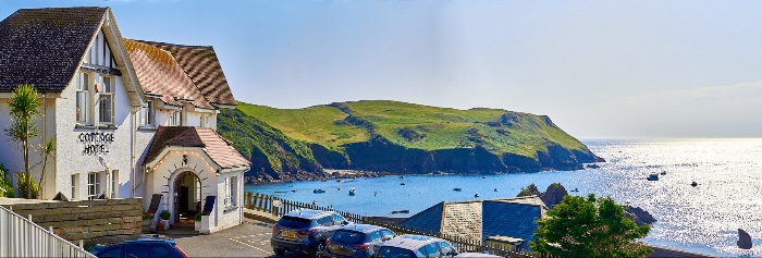 The Cottage Hotel with views of Hope Cove