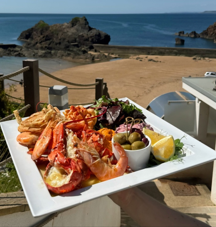 lobster dish served at the lobster pod